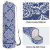sportsnew Yoga Mat Bag with Water Bottle Pocket and Bottom Wet Pocket, Exercise Yoga Mat Carrier Multi-Functional Storage Bag, Celadon Patent pending view 2