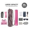 sportsnew Yoga Mat Bag with Water Bottle Pocket and Bottom Wet Pocket, Exercise Yoga Mat Carrier Multi-Functional Storage Bag, Vintage Pattern Patent pending view 3