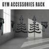 BLUSLM Wall Mounted Lat Pull Down Bar Organizer with Hooks, Home Gym Storage Rack for Lat Pulldown Attachments, Cable Attachments Rack for Gym Accessories (Cable Attachment Rack2) view 4