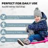 Ultra Dry Thermal Underwear For Kids Long Johns Fleece Lined Leggings And Shirt Boy And Girl Unisex Underwear Bases Set Red Plaid view 4