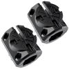 LaWana Kayak Rail Adapter, Black Kayak Rail Mount Compatible with Hobie H-Rail and MightyMount Duo Rails, Kayak Fishing Accessories(Black 2) view 1