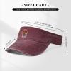 65th Birthday Gifts 1959 Visor Cap Adjustable Sport Empty Top Baseball Sun Cap for Men Women Sports Outdoor Hats Red160 view 4