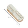 CTFRQC Suede Brush- Suede Shoe Brush for Cleaning Suede & Nubuck on Boots, Shoes, & Jackets- Luxury Leather Care, 5.1 inch, White view 2