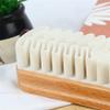 CTFRQC Suede Brush- Suede Shoe Brush for Cleaning Suede & Nubuck on Boots, Shoes, & Jackets- Luxury Leather Care, 5.1 inch, White view 3