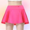 QooNoo Girls Tennis Skirt Athletic Running Shorts for Kids Teen High Waisted Golf Skort with Pockets Casual Workout (Hot Pink,Medium) view 3