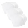 3 Pack Bandeau Bra for Women Stretch Non Padded Tube Top Bralette Strapless Non Slip Seamless Crop Top Basic Bra White view 4