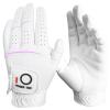 FINGER TEN Golf Gloves Womens Ladies 1 Pack Glove Left Hand for Right Handed Golfer, Wet Hot Cool Rain Grip Weathersof All Weather, Fit Small Medium Large XL (White, Small(Worn On Left Hand)) view 1