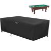 Agustone 7/8/9 Feet Pool Table Cover, Billiard Table Cover for 8FT Snooker Billiard Pool Table Heavy Duty Waterproof Cover Outdoor Indoor Protection-100 x57 x32 inchs view 1