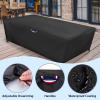 Agustone 7/8/9 Feet Pool Table Cover, Billiard Table Cover for 8FT Snooker Billiard Pool Table Heavy Duty Waterproof Cover Outdoor Indoor Protection-100 x57 x32 inchs view 3