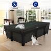 Agustone 7/8/9 Feet Pool Table Cover, Billiard Table Cover for 8FT Snooker Billiard Pool Table Heavy Duty Waterproof Cover Outdoor Indoor Protection-100 x57 x32 inchs view 4