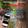 DEATTI Trail Camera 48MP 4K Game Camera with 8 Batteries 32GB SD Card,WiFi Bluetooth Connection,Trail Cameras with Night Vision Motion Activated Waterproof for Wildlife Deer Outdoor 0.1s Trigger Time view 3