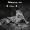 DEATTI Trail Camera 48MP 4K Game Camera with 8 Batteries 32GB SD Card,WiFi Bluetooth Connection,Trail Cameras with Night Vision Motion Activated Waterproof for Wildlife Deer Outdoor 0.1s Trigger Time view 4