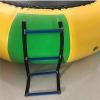 Hlixzoy Inflatable Water Trampoline, Outdoor Inflatable Floating Trampoline, Lake Trampoline, PVC Bouncing Swimming Platform with Jumping Bag, Portable,13ft view 3