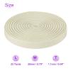 DMiotech 25 Yard x 3/4 inch Width Nylon Webbing Strap Poly Flat Webbing Strapping for DIY Craft Backpack Strapping, Sewing, Outdoor Gear Repair, Beige view 3