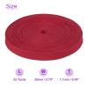 DMiotech 25 Yard x 3/4 inch Width Nylon Webbing Strap Poly Flat Webbing Strapping for DIY Craft Backpack Strapping, Sewing, Outdoor Gear Repair, Dark Red view 3