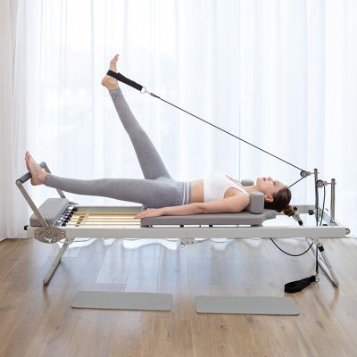RYTM Foldable Pilates Reformer Machine, Adjustable Pilates Core Bed, Yoga Exercise Fitness Professional Equipment Full Strength Training for Home Gym, Up to 260 Lbs Weight Capacity