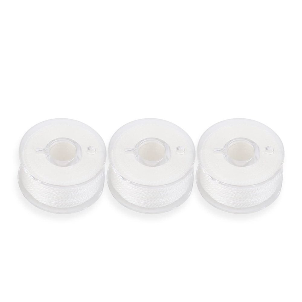 Respicefinem 3Pcs Water Soluble PVA Fishing Line 20m White Bait Thread with Funnel System for Enhanced Fishing Experience