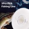 Respicefinem 3Pcs Water Soluble PVA Fishing Line 20m White Bait Thread with Funnel System for Enhanced Fishing Experience view 2