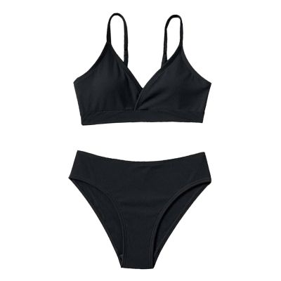 NineFit Basics Toddler Baby Girls 4th of July Swimsuit American Flag Tank Tops + Stripe Shorts Bikini Set (Black, 14-16 Years)
