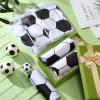 Hahafelt 6 Pack Soccer Cooling Towels, Soccer Sports Towels with Bags, 40"x12" Breathable Chilly Towel, White and Black Microfiber Towel for Sport Team Gift view 4
