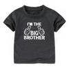 I'm The Big Brother t Shirt for Boys Big bro Gifts, Promoted to Big Brother Shirt boy Outfits Gray 3T view 1