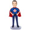 Custom Super Dad Bobblehead Figures Personalized for Dad from Wife Daughter Son, 100% Handmade Customized Bobble Head Figurine Best Dad Ever from Picture (Super Dad with Cape-1)