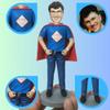 Custom Super Dad Bobblehead Figures Personalized for Dad from Wife Daughter Son, 100% Handmade Customized Bobble Head Figurine Best Dad Ever from Picture (Super Dad with Cape-1) view 3