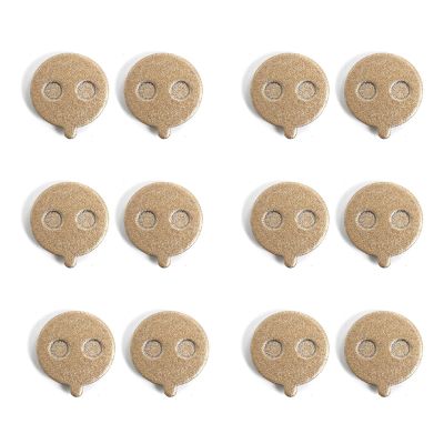 ZEEHXQ 6Pairs Brake Pads Compatible with Kugoo M4 Pro Electric Scooter Replacement Accessories Folding KickScooter Caliper Brake Disc Braking Parts (Color : 6pairs-01)