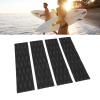 BHFFTHK 4 Piece Surfboard Traction Pad,Black Surfing Front Traction Anti Slip Pad,Skimboard Traction Pads Fits Shortboard,Fish,Longboard,Skimboard(Black) view 4