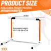 Blulu 2 Pcs Adjustable Track and Field Hurdles Height Sports Training Hurdle with Counterweight 30 to 42 Inch Heavy Duty Track and Field Equipment Practice Training for Athletes Adults (Orange) view 2