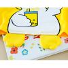 AMIMOJY Baby Boy Summer New Clothes Cartoon Duck Prints T Shirt Crewneck Tops Cute Shorts Set Girls Cotton Outfit 2Pcs, 100, Yellow view 4