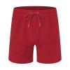 GOKKILRW Mens Workout Shorts 5 Inch Inseam Men Quick Dry Athletic Running Shorts Swimming Trunks Summer Bathing Suit Swimwear Beachwear with Pockets Mesh Breathable Activewear Red view 3