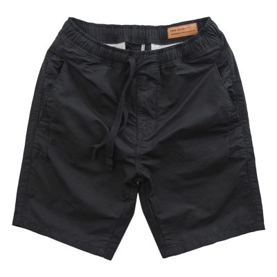 GOKKILRW Mens Beach Shorts Summer Shorts Outdoor Hiking Running Cargo Shorts Gym Workout Shorts Quick Dry Elastic Drawstring Black