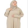Prien Women Prayer Dress With Hijab Rug Tasbih Muslim Set Islamic Clothes Abaya Jilbab Dubai Kaftan For Eid Ramadan (Mink) view 4
