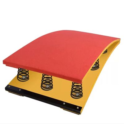 Vaulting Gymnastics Equipment for Kids, 9 Springs Load 110kg/ 242lbs Vault Springboards, Sports Centre Fitness Gym School Jump Bridge Vault Springboard Equipment, for Gymnastics Beam Martial Arts ( Co