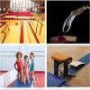 Vaulting Gymnastics Equipment for Kids, 9 Springs Load 110kg/ 242lbs Vault Springboards, Sports Centre Fitness Gym School Jump Bridge Vault Springboard Equipment, for Gymnastics Beam Martial Arts ( Co view 2