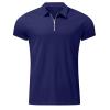 WENKOMG1 Mens Quarter Zip Polo Shirt Solid Spread Collar Slim Fit Pullovers Short Sleeve Summer Casual Jerysey Shirt, Polo Shirt for Men T Shirts Mens Golf Shirts Hawaiian Shirt(Dark Blue,Small) view 3