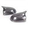 Compatible For BMW X3 G01 X4 G02 X5 G05 X6 G06 X7 G07 2018 2019 2020 M Style Rearview Side Mirror Cover Wing Cap Exterior Rear View Trim (Color : Carbon Fiber) view 1