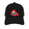MULIHU Flag Map of Abruzzo Baseball Cap for Women Mens Mesh-Back Cap Golf Hat Dad Caps Trucker Hats Adjustable Breathable Baseball Caps view 3