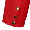 harayaa Mens Tailcoat Steampunk Halloween Costume, Red, XL view 2