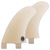 Captain Fin Side Biters Twin Tab Twin Fin Set - Clear - L view 1