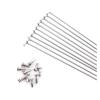 QIAOJUNMING 36pcs Flexible Electric Bike 27.5inch 26inch 700C Wheels Road Bike Stainless Steel Spokes Nipples Fit For Bicycle Spokes Cycle Spokes (Color : 278MM), QIAOJUNMING055 view 2
