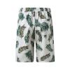 Mens Hawaiian Shorts Swimming Shorts Lightweight Quick Dry Swimming Trucks Tropical Printed Elasticated Drawstring Summer Casual Beach Board Shorts Surfing Shorts with Pockets(Green,Medium) view 3