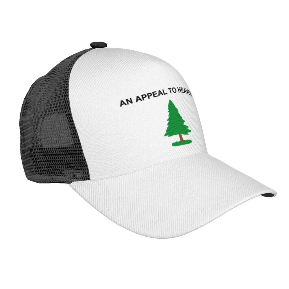an Appeal to Heaven Flag Baseball Cap for Women Mens Mesh-Back Cap Golf Hat Dad Caps Trucker Hats Adjustable Breathable Baseball Caps