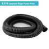 3/4 Inch Outlet Dia Bilge Pump Kit, 6.5 ft Hose, 12v 750 GPH Water Pump, Premium Quality Kinkfree Flexible PVC Hose, Package Include Thru Hull Fitting and 2 Stainless Steel Clamps view 2
