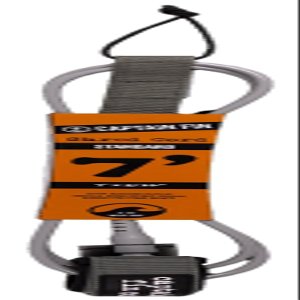Captain Fin Shred Cord Standard Surfboard Leash - Grey - 8'