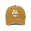 Custom Baseball Cap Custom Cowboy Hat Add Your Picture Logo Sun Dad Bulk hat Men Women Yellow Cowboy Hat view 1