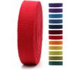 1" & 1.5'' & 2" Cotton Webbing - 5 Yards - 50+ Colors -%100 Natural Cotton - Turkish Weave - Heavy Duty 1 Inch 1.5 Inch 2 Inch Webbing for Sewing Straps Wrapping Climbing Indoors Craft DIY 1172 view 1