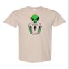 XXX-Large Sand Mens Alien Wearing Believe in Humans Tee Funny UFO T-Shirt view 2