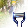NineFit Basics Slider Slackline Pulley, Sport Pulley, Easy to Install Portable Zipline Parts Accessories for Outdoor, 6cmx8cm view 2